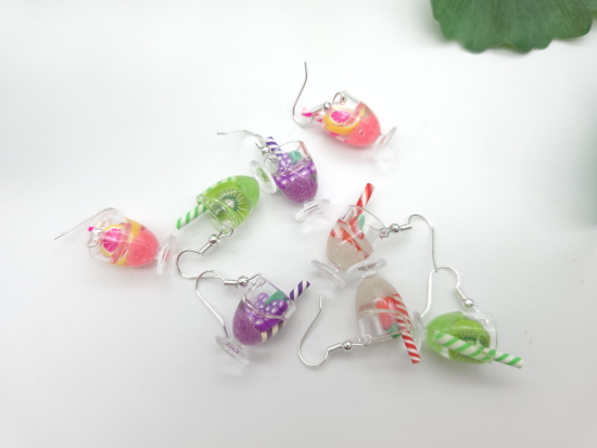 Preview: Frucht Cocktail Ohrringe